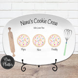 Perfect Batch – Custom Sugar Cookie Plate with Kids’ Names – Personalized Mother’s Day Platter – Gift for Nana, Mom, or Grandma