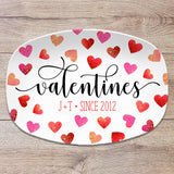 Valentine Hearts Design | Personalized Platter
