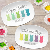 Family Bunny Easter Platter