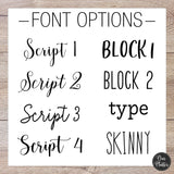 Custom Text Design - Personalized Platter