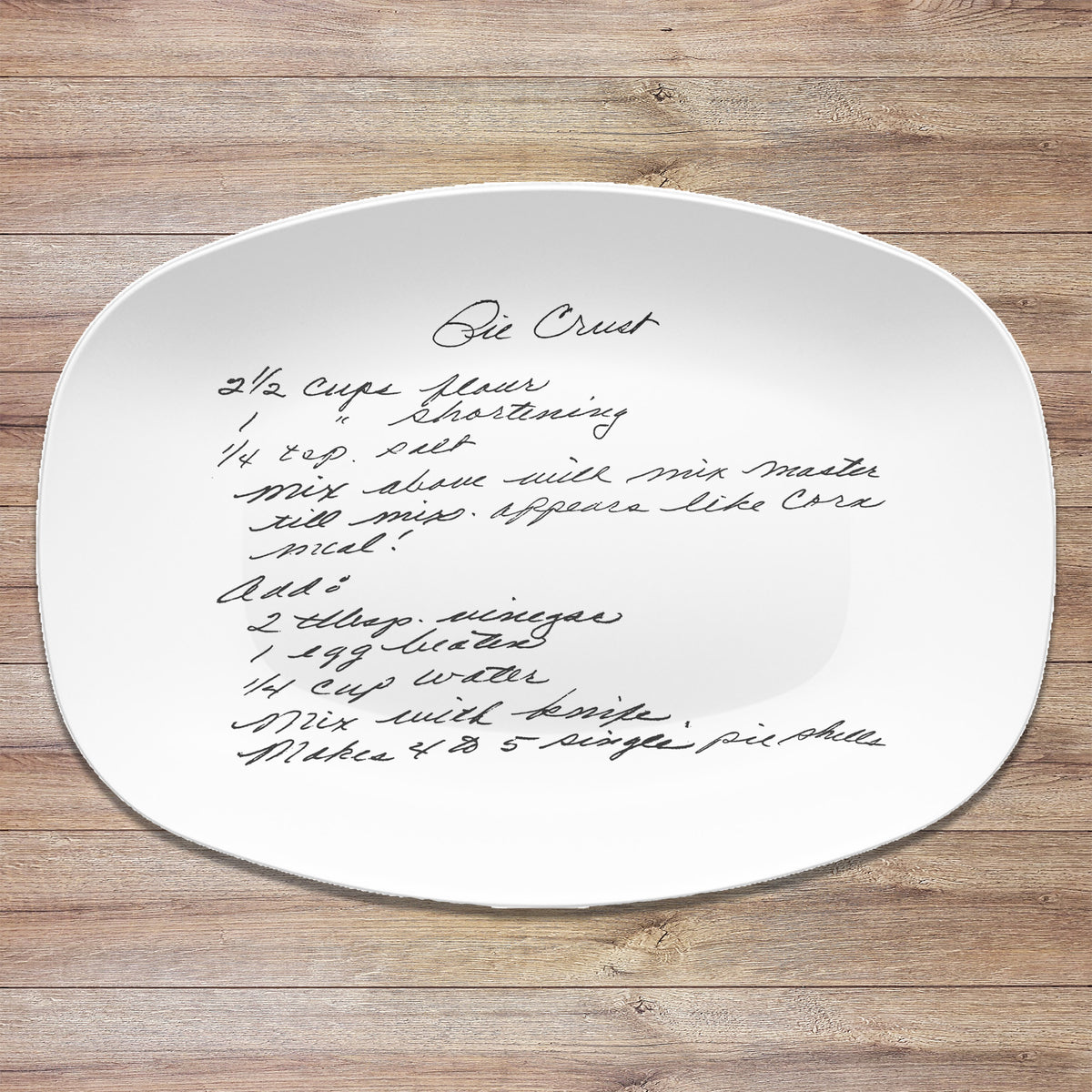 Handwritten Recipe Platter Transfer Recipe Gift – Our Platter