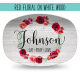 Custom Farmhouse Personalized Platters