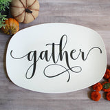 Farmhouse Inspired Script Platter