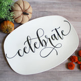 Farmhouse Inspired Script Platter