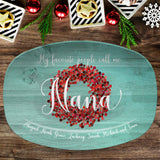My Favorite People ~ Red Berry Custom Personalized Platter ~ Gift for Mom ~ Gift for Grandma ~ Mother's Day