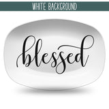 Farmhouse Inspired Script Platter | Choice of Text