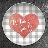 Valentine Personalized Plates