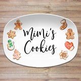 Christmas Cookie Platter • Made with Love • Custom Personalized Holiday Platter