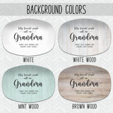My Favorite People Floral Personalized Platter | My Greatest Blessings | Mother's Day, Grandparent, Mom, Teacher, Coach, Aunt
