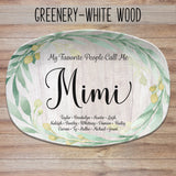 My Favorite People Personalized Platter | Mother's Day, Gift for Mom, Gift for Grandma | My Greatest Blessings
