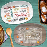Fall Thanksgiving Personalized Platter