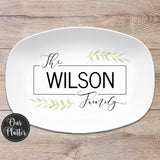 Custom Family Personalized Platter