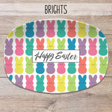 Easter Bunny Peeps Personalized Platter