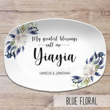 Gift for Grandma, Mother's Day Personalized Platter 