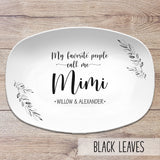 Gift for Grandma, Mother's Day Personalized Platter 