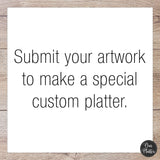 Custom Kid’s Drawing Artwork Platter 