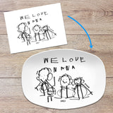 Custom Kid’s Drawing Artwork Platter