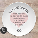 Custom Text "Love You Because"