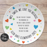 Custom "We Love You Because"