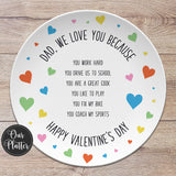 Custom Text "Love You Because"