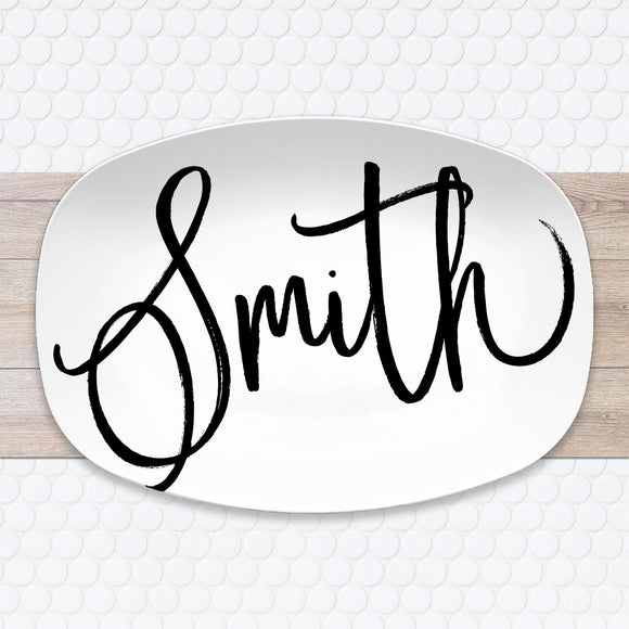 Personalized name platter