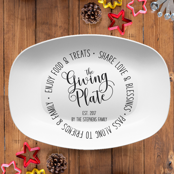 Giving Plates & Platters