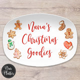 Christmas Cookie Platter  Made with Love • Custom Personalized Holiday Platter