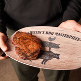 BBQ Butcher Cuts Cow Chicken Pig - Custom Personalized Platter