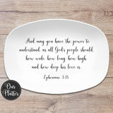 Quotes/Bible Verse Custom Platter