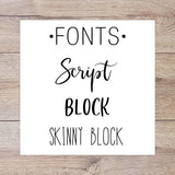 Dots Pattern Personalized Custom Platter | Pattern Designs | custom family name platter