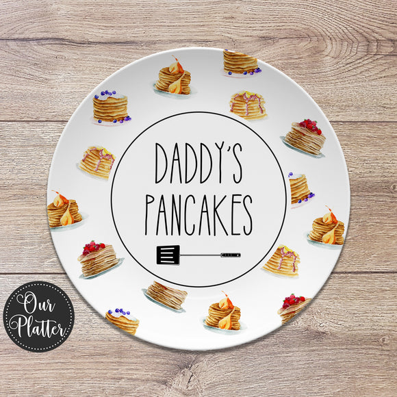 Pancake • Waffle • French Toast • Grilled Cheese | Personalized Breakfast Plate | 10