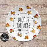 Pancake • Waffle • French Toast • Grilled Cheese | Personalized Breakfast Plate | 10" Plate