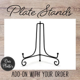 Personalized Give Thanks Platter | Custom Scripture Serving Tray | Family Dinner Prayer | Faith Gift for Any Season