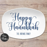 Happy Hanukkah Personalized Custom Serving Platter