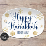 Happy Hanukkah Personalized Custom Serving Platter