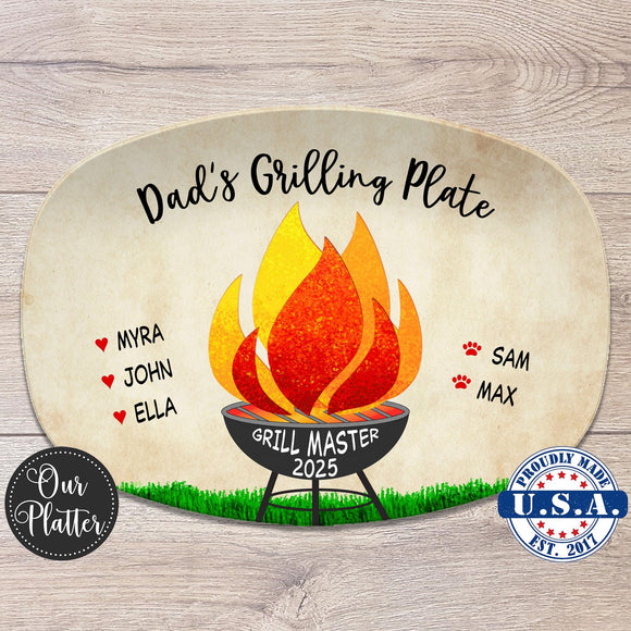 BBQ Grilling Personalized Platter