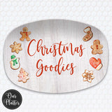 Personalized Christmas Cookie Platter | Custom Made with Love Tray | Grandma Baking Gift | Holiday Kitchen Decor | Christmas Gift Idea