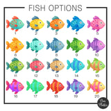 Personalized Greatest Catch Platter | Custom Colorful Fish Design | Grandkids Names | Father’s Day Gift, Grandpa Gift