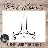 Handwritten Kids Notes Platter | Custom Handwriting from Children | Gift for Mom from Kids | Grandma Gift with Grandkids Names
