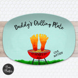 Handprint Custom BBQ Grilling Plate