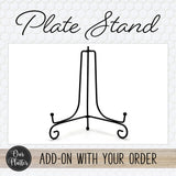 Metal Plate Stand
