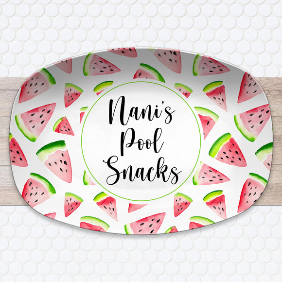 Watermelon Personalized Custom Platter