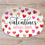 Valentine Hearts Design | Personalized Platter