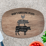 Dad's Grilling Plate Cooking Grill Gift