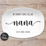 Black & White Design / My Greatest Blessings / My Favorite People / Personalized Platter