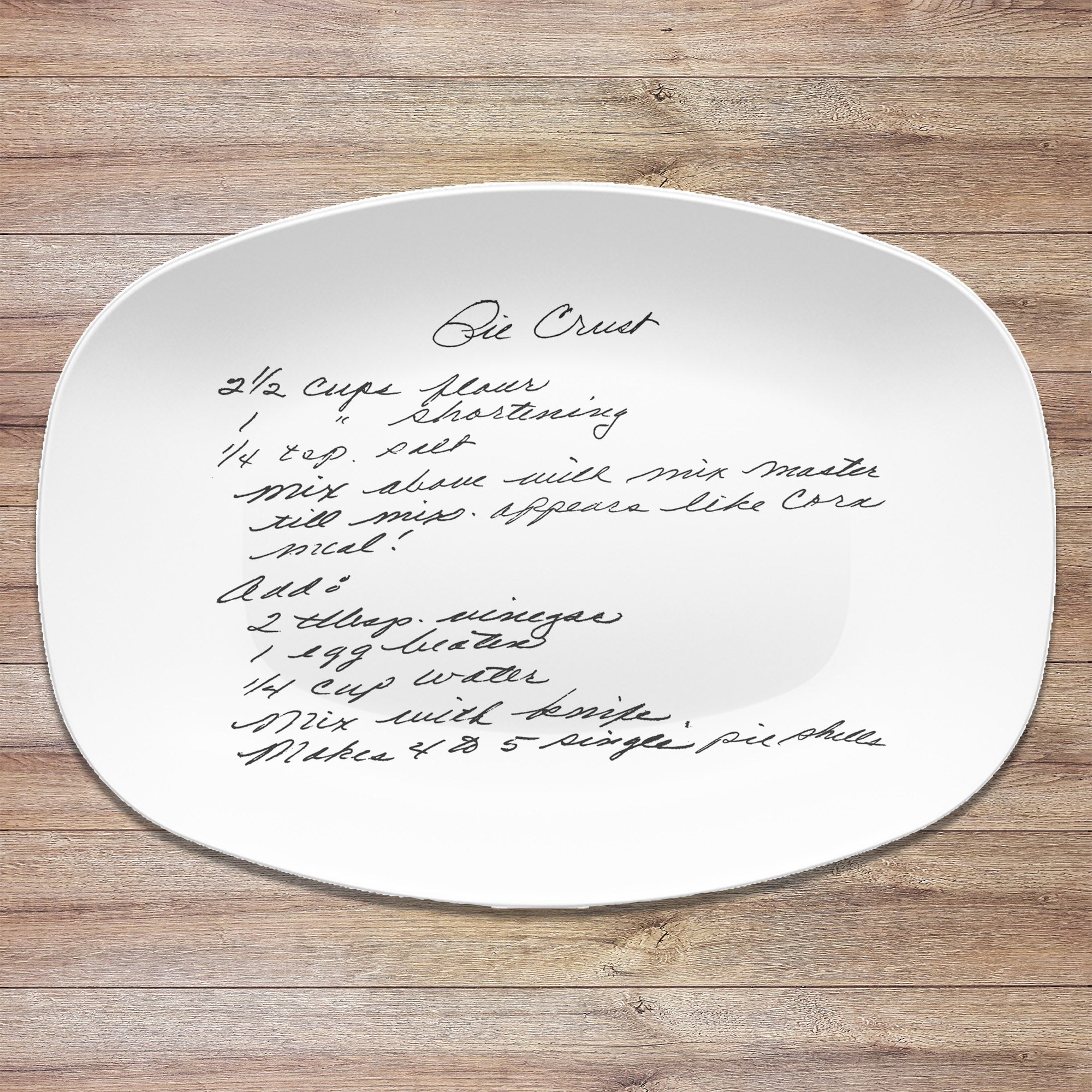 Baking Dish With Family Names OVEN SAFE / ArtSmith