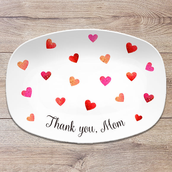 Thank You Mom, We Love You More Personalized Platter