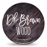 Farmhouse Wood | Personalized Plate