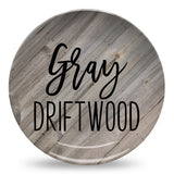 Farmhouse Wood | Personalized Plate