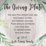 Giving Plate – Greenery Design
